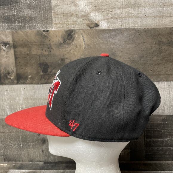 Miami Heat Glowdown Snapback Hat NBA 47 Brand Hardwood Classics Big Logo - Picture 6 of 12